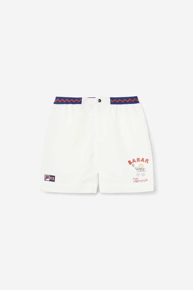 Fila X Rb Babar Marckus Shorts White - Mens - 72439JWHT